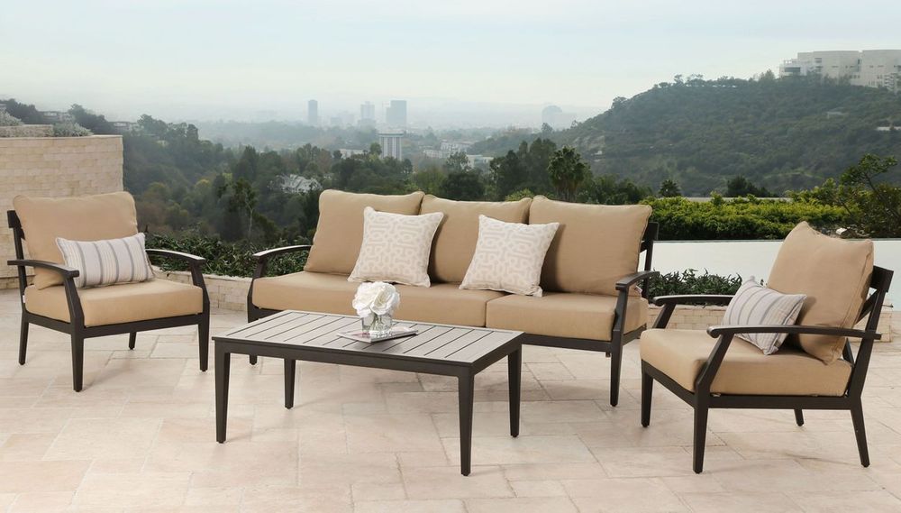 Marilla 4 Piece Patio Seating Set