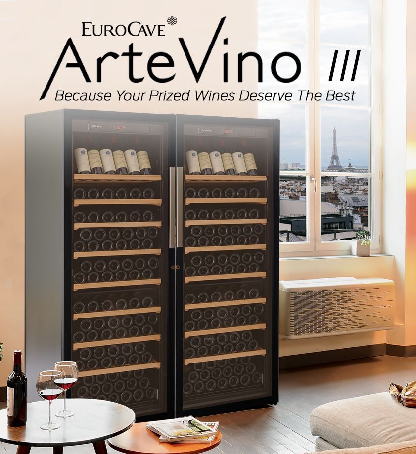Artevino Iii By Eurocave Double 400 Bottle Free Standing Wine Cellar With Display Shelves Costco