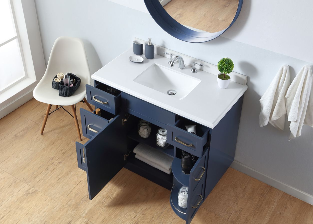 Ove Meuble Lavabo Simple William De 42 Po