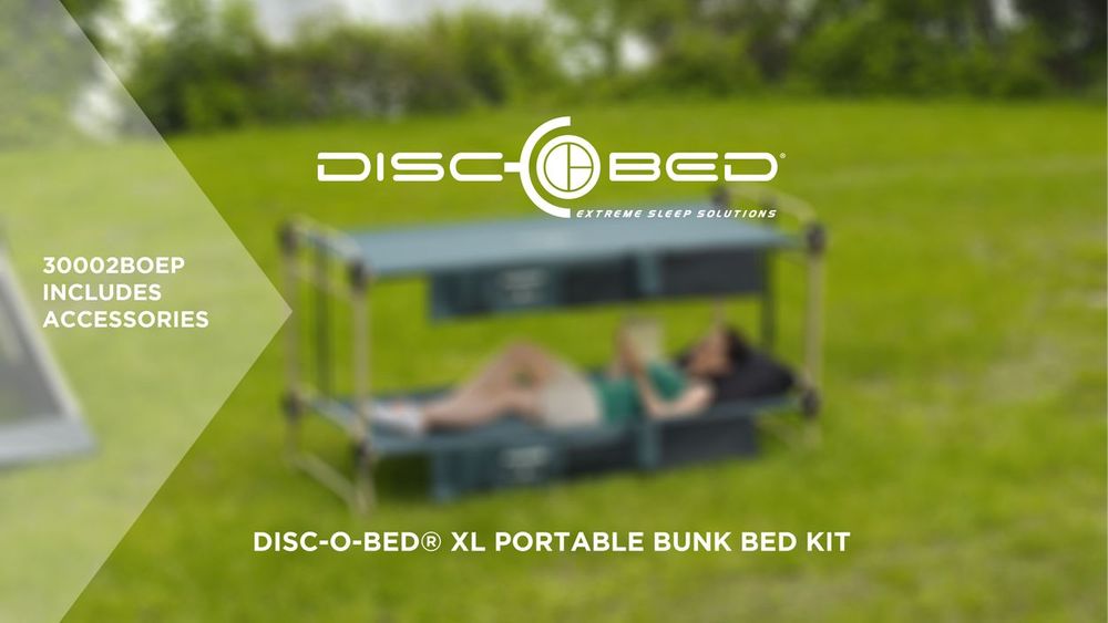 Disc O Bed Xl Portable Cot Bundle Costco, Xl Camping Bunk Beds
