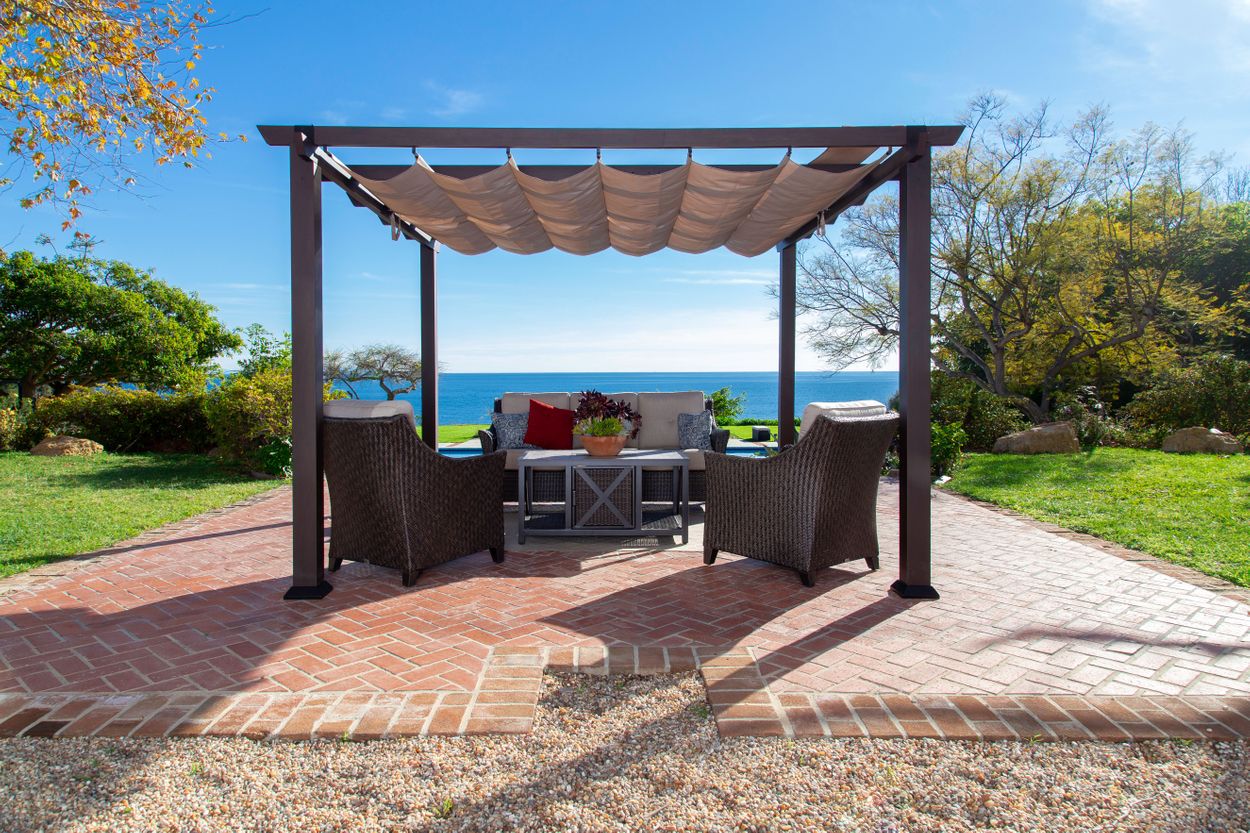 Paragon Modena Aluminum Pergola Costco