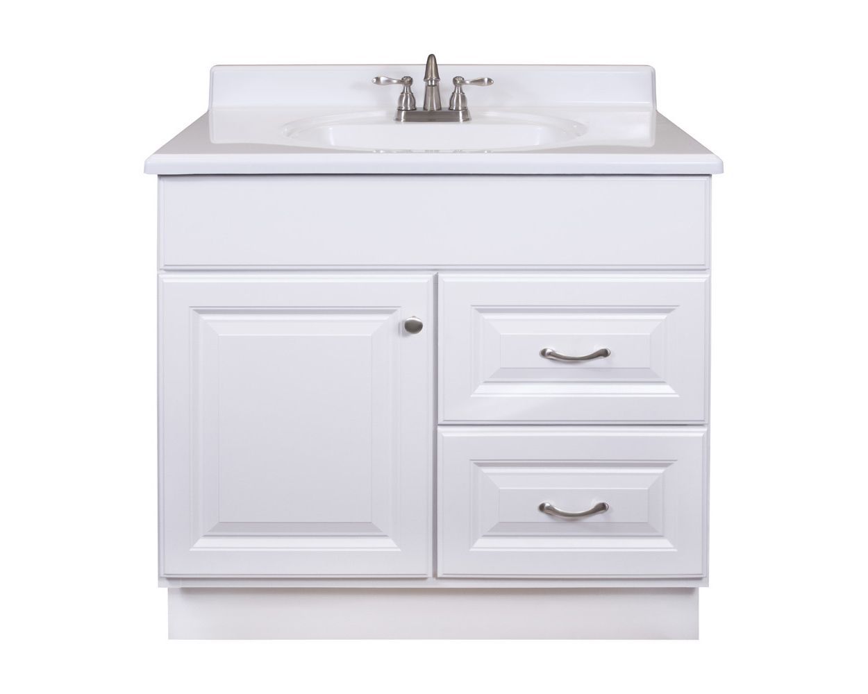Project Source 36 In White Bathroom Vanity Cabinet In The Bathroom Vanities Without Tops Department At Lowescom