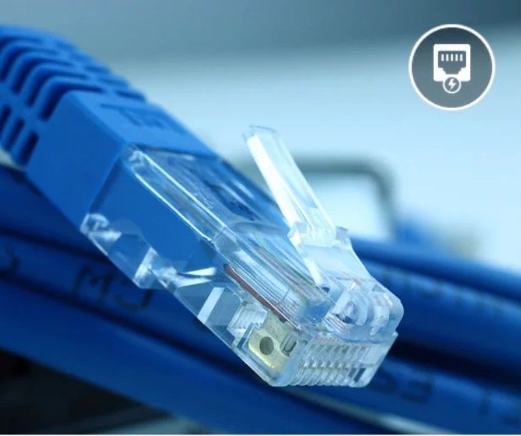 Blue Ethernet cable