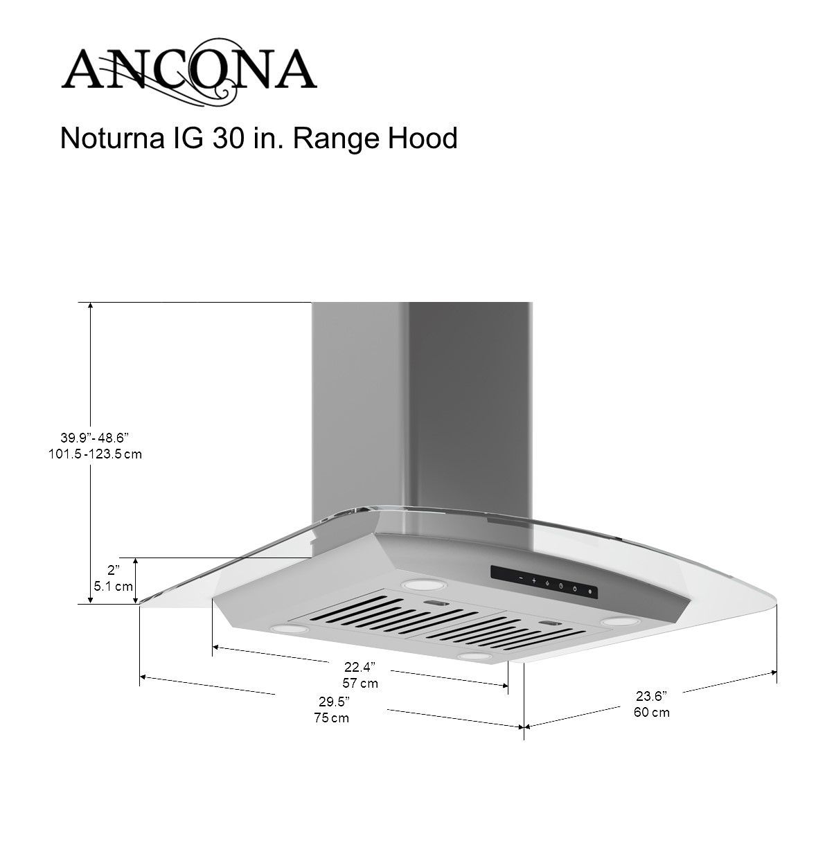 Noturna IG 30-inch Range Hood
