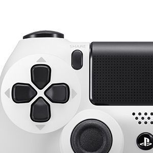 sony dualshock 4 glacier white wireless controller