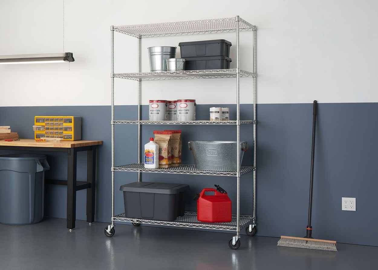 Trinity Ecostorage 5 Tier Wire Shelving, Made By Design Wire Shelving
